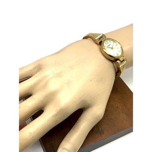 Timex Women's Watch TW2U70000 Quartz Mother of Pearl Gold Expansion Band… - Picture 4 of 13